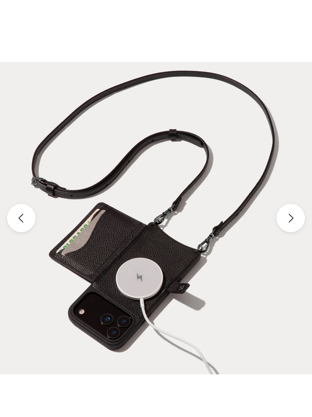 Mila MagSafe Charging Crossbody
Bandolier - Black/Pewter